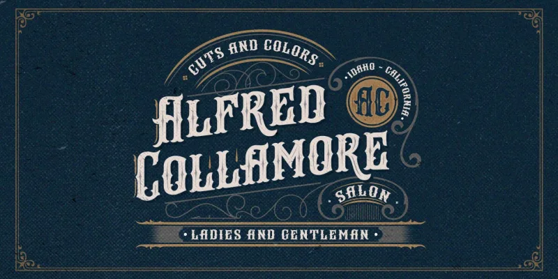 Vonder Hills Font Family preview 2 – Typeface font sample