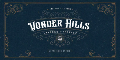 Vonder Hills Font Family free download – Branding font preview
