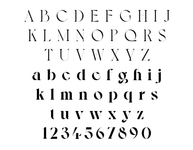 Voyage Font preview 1 – Display Fonts font sample