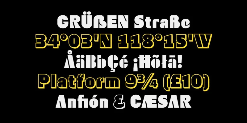 Waldo Font Family preview 10 – Display Fonts font sample