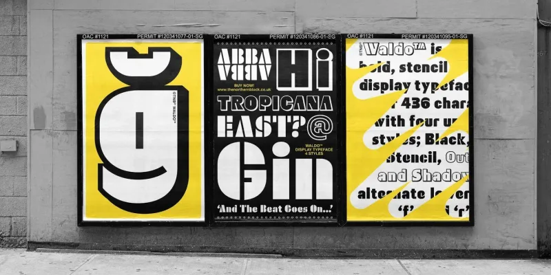 Waldo Font Family preview 6 – Display Fonts font sample