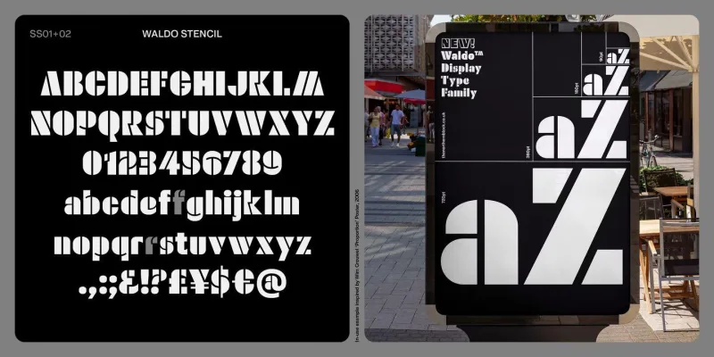 Waldo Font Family preview 9 – Display Fonts font sample