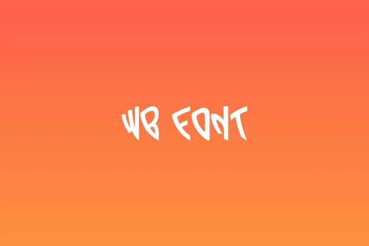Warner Bros. Font preview 1 – Display Fonts font sample