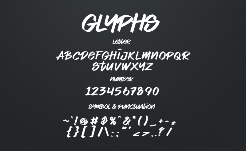 Watch Font free download preview 2 – Script And Handwritten font