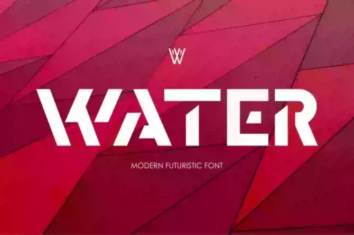 Water Font preview 6 – Sans Serif Fonts font sample