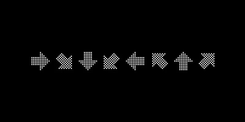 Waypointer Font preview 6 – Display Fonts font sample