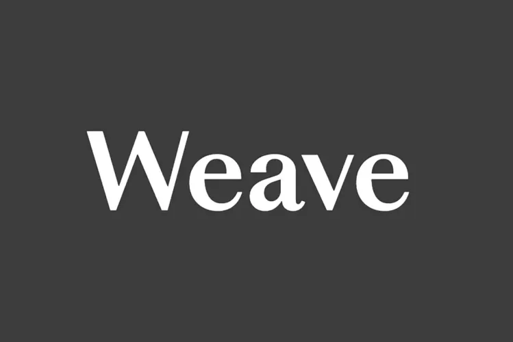 Weave Font Family preview 6 – Sans Serif Fonts font sample
