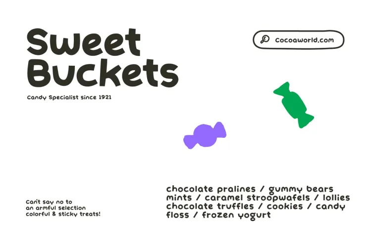 Weggio Font preview 1 – Handwriting Fonts font sample