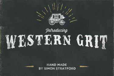 Western Grit Font free download – Serif font preview