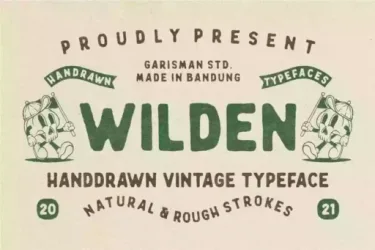 Wilden Font free download – Display Fonts preview