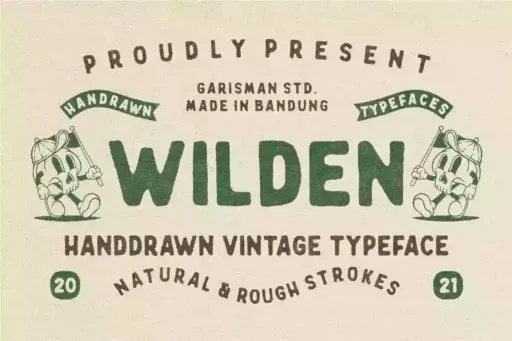 Wilden Font preview 8 – Display Fonts font sample