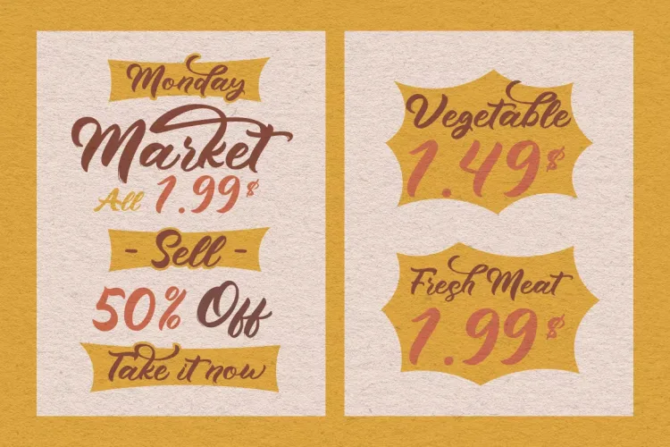 Willydope Font preview 1 – Script And Handwritten font sample