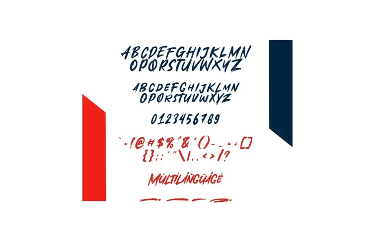Xtradex Brush Font preview 4 – Brush Fonts font sample