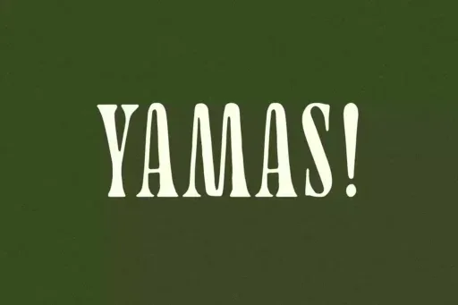 Yamas Font preview 4 – Display Fonts font sample
