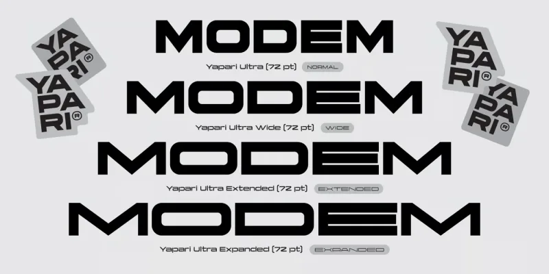 Yapari Font preview 3 – Sans Serif Fonts font sample