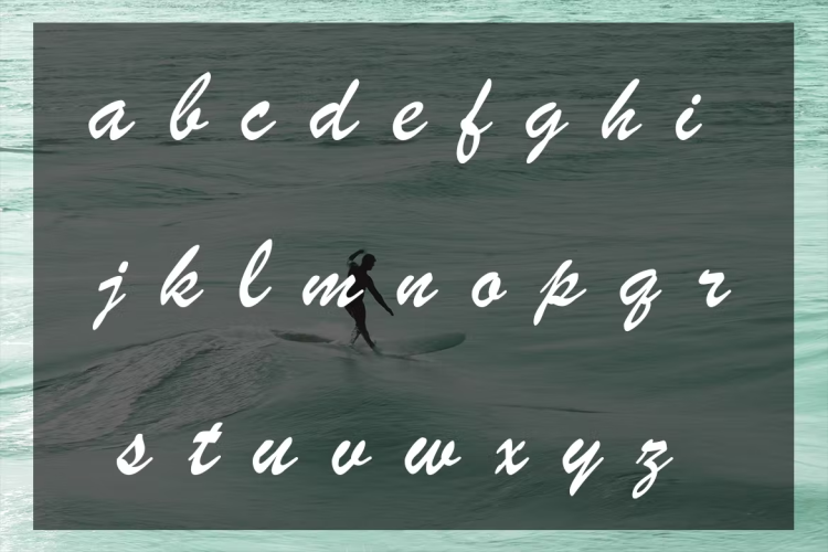 Yelzowyn Script Font free download preview 1 – Script And Handwritten font