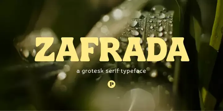 Zafrada Font Family preview 8 – Display Fonts font sample