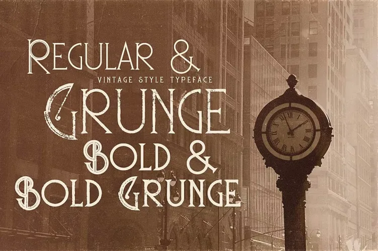 Zelda ArtDeco Font preview 1 – Serif Fonts font sample