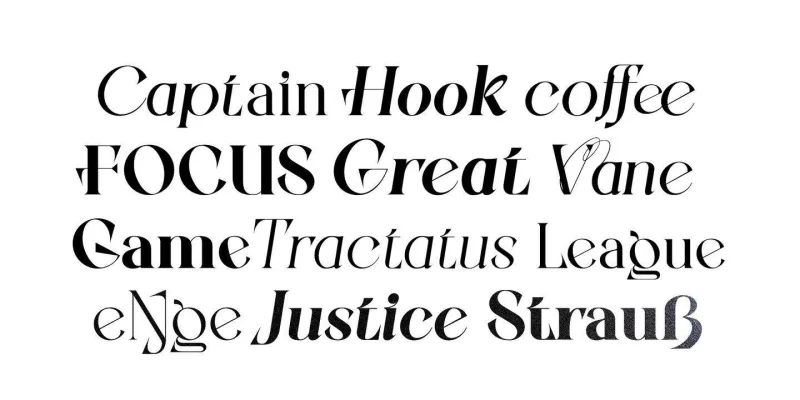 Zenoa Font Family preview 4 – Display Fonts font sample
