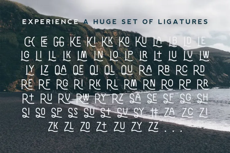 Zenzero Sans Font preview 2 – Serif Fonts font sample