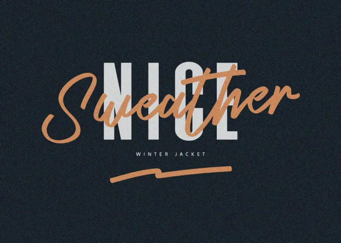 Zeuty Font Collection preview 1 – Script And Handwritten font sample