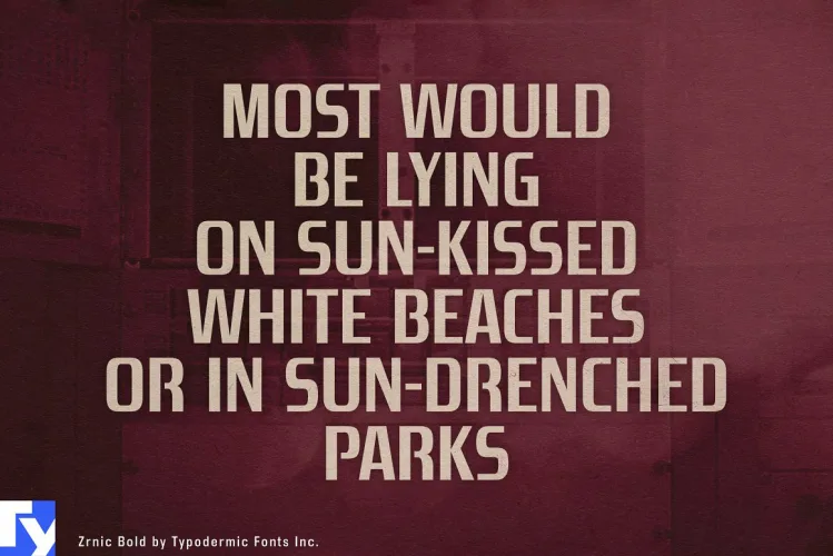 Zrnic Font Family preview 6 – Sans Serif Fonts font sample