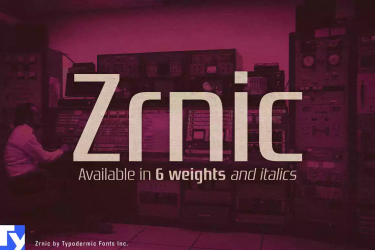 Zrnic Font Family free download – Sans Serif Fonts font preview