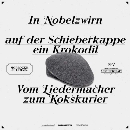 Zukunft Font preview 6 – Serif Fonts font sample