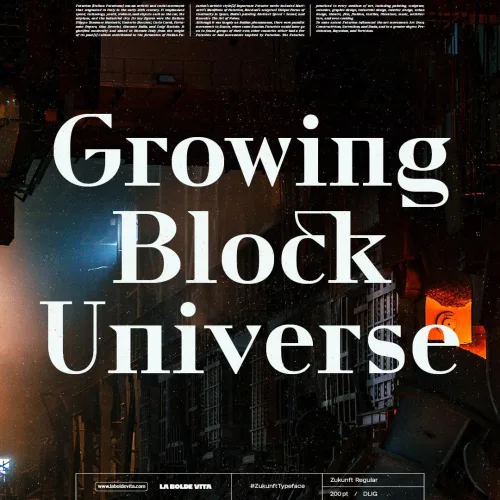 Zukunft Font preview 7 – Serif Fonts font sample