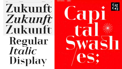 Zukunft Font free download – Serif Fonts font preview