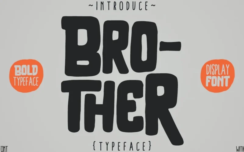 Brother Typeface Font