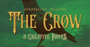 The Crow Vintage Style Font